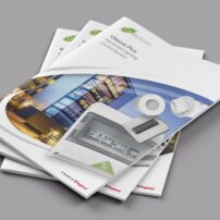 Brochure and graphics design for CP Electronics