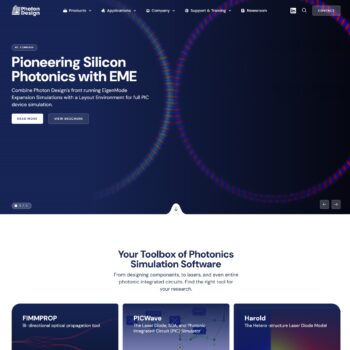 Optimum delivers website and comms support for Photon Design