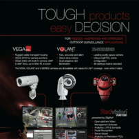 Redvision product range advert